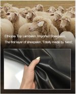 isilila Italian Sheepskin Leather Gloves for Men, Winter Warm Fleece Lined Touch Screen Driving Gloves - Image 2